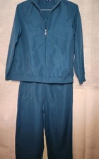 Koret Womens Teal Blue 2 Piece Travel, Leisure Set Jacket  Pants Size Small