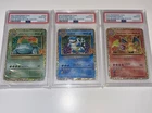 Charizard Venusaur Blastoise 25th Anniversary THAI PSA 10 Sequential Set