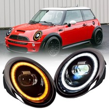 LED-Scheinwerfer f�r BMW MINI R50 R52 R53 01-07 DRL Hi/Lo Strahl Drehsignallampe