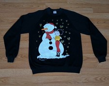 1994 Betty Boop Snowman Sweatshirt Crewneck Jerzees Size L
