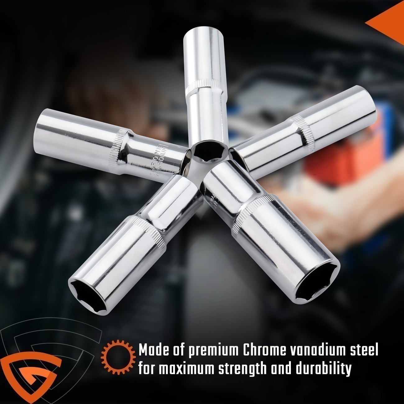 108X Mechanics Tool Set 6-Point Socket Ratchet Wrench Set Maintenance Toolbox