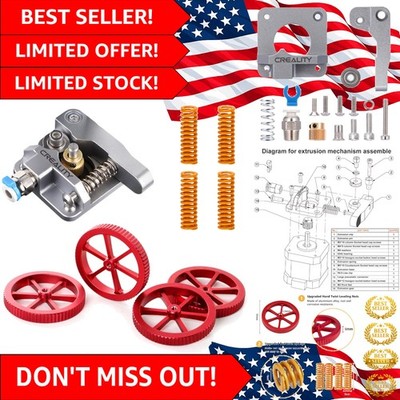 Complete 3D Printer Upgrade Kit: MK-8 Extruder & Leveling Nuts for Ender Series