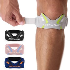 1Pc Adjustable Patella Knee Strap Pain Relief Support Brace For Sports Workout