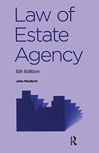 Law of Estate Agency,John Murdoch- 9780728205598