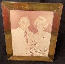 Frank Sinatra Barbara Wedding photo Christmas gift 1976 David Sutton ALLAN ADLER