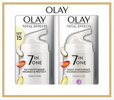 Image of Olay Total Effects Anti-Ageing 7In1 Gift Set: Day Cream Moisturiser 37Ml, Night
