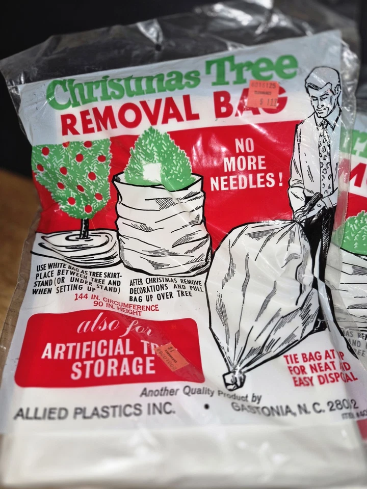Christmas Tree Removal Bag Or Artificial Tree Storage  Sealed In Package 2 Bags - Image 2 of 2