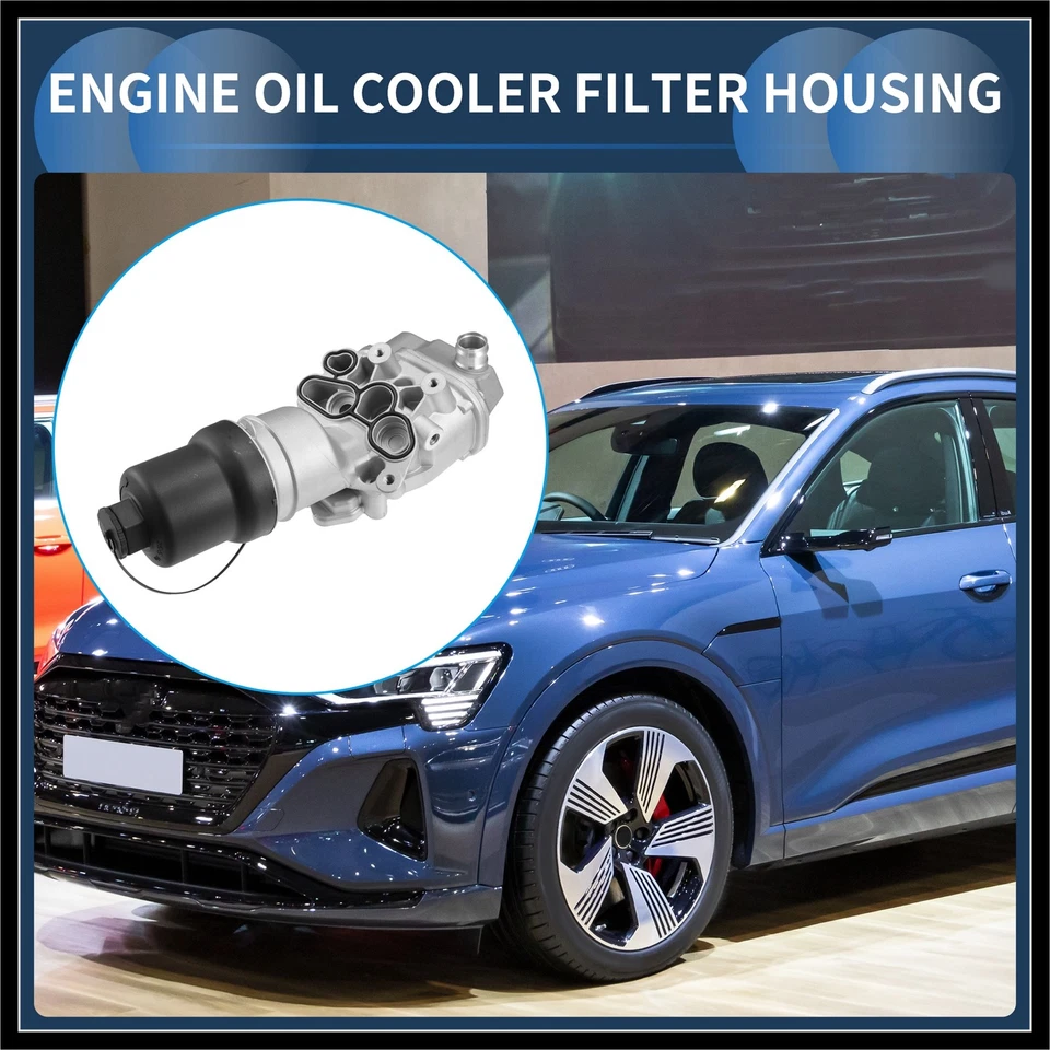 Engine Oil Filter Base Housing Assembly for Audi A3 A4 A4 Quattro 06F115397H — 第 3/4 张图片