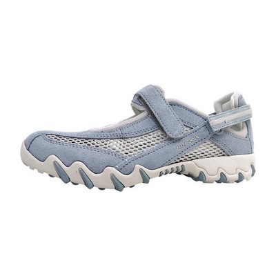 Allrounder by Mephisto Niro Damenschuhe Halbschuhe Slipper Blau Freizeit