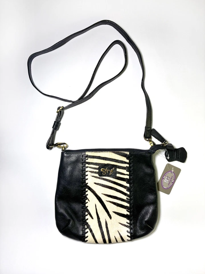 Sharif Zebra Print Purse Handbag – Animal Print Shoulder Bag – Stylish & Unique