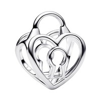 Pandora Schmuck Charm Silber Offen Gearbeitetes Herz-Schloss 794358C00