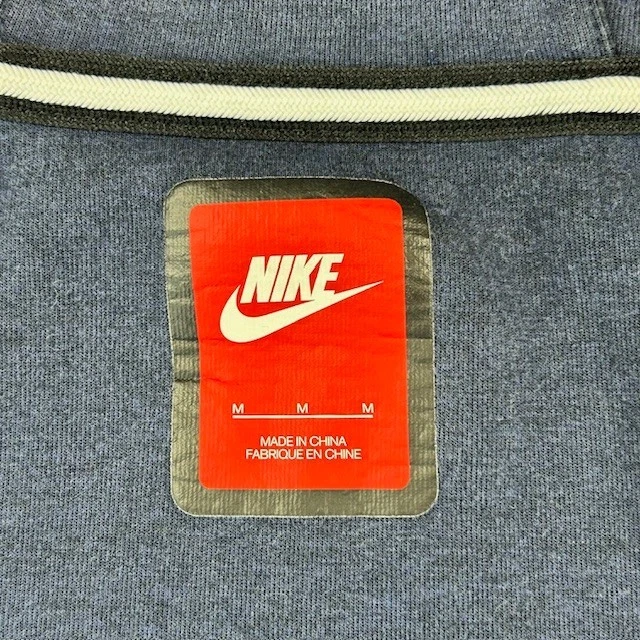 Nike Tech Fleece Hoodie Mens Medium Blue Windrunner Jacket Performance Workout - Image 2 of 4