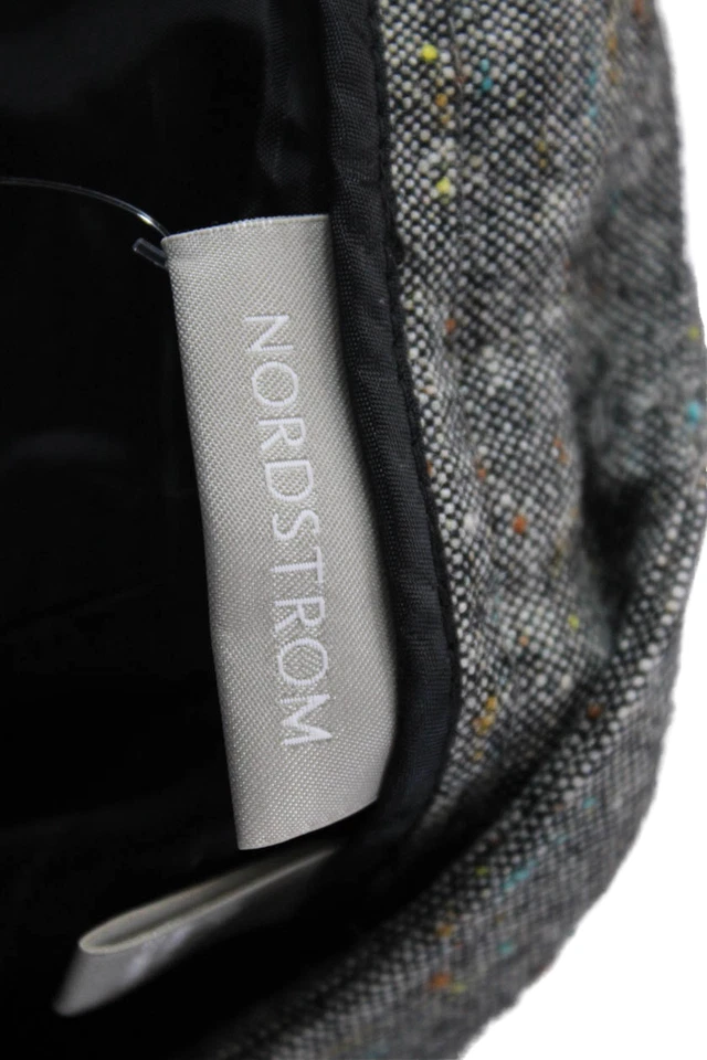 Nordstrom Womens Zipper Fly High Rise Straight Leg Dress Pants Gray Wool Size 14 - Image 4 of 4