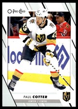 2023-24 O-Pee-Chee #378 Paul Cotter Vegas Golden Knights Hockey Card