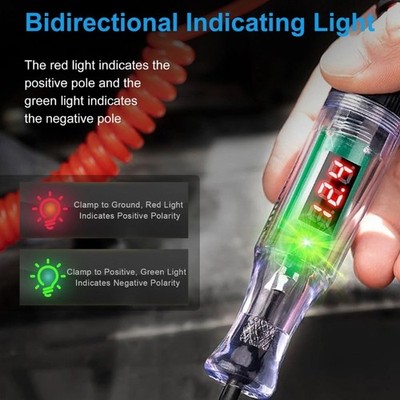 Easy Carry Digital Voltage Detectors for Vehicle & Household Electrical Systems