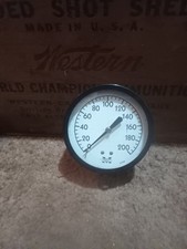 Vintage Marsh Instrument Co. Pressure Gauge 0 - 200