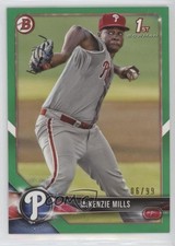 2018 Bowman Prospects Green 6/99 McKenzie Mills #BP87 fm0