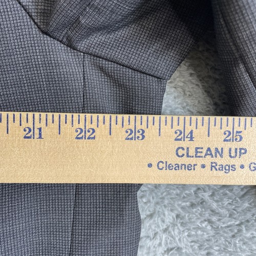 Hart Schaffner Marx Blazer Men 46R Grey Wool Made in USA Coat Wedding Office - Picture 9 of 21