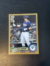 2011 Topps Gold Update Anthony Rizzo RC #US55 San Diego Padres /2011 Rookie
