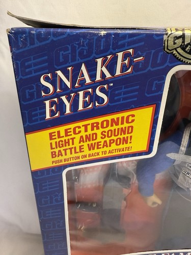 GI Joe Hall of Fame Snake Eyes 12" Action Figure 1991 Hasbro *New Sealed* - Picture 4 of 8