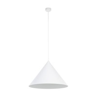 HäNgelampe HäNgeleuchte Metall Ø 50 Cm H: Max. 170 Cm Verstellbar Weiß E27 Retro