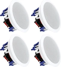 STUDIOFINIX 5.25" Home Ceiling Speakers - 600W Passive Wired Flush Mount