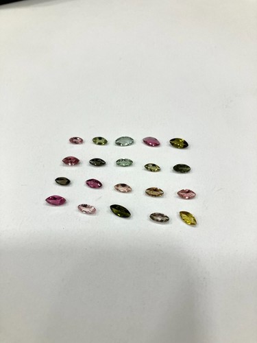 Natural Multi Tourmaline Marquise Cut Loose Gemstone For Making All Jewelry - Picture 10 of 24