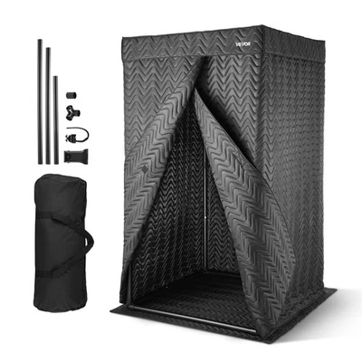 VEVOR 6.56ft Portable Vocal Booth Pro-Grade Recording Studio forEcho-Free Vocals