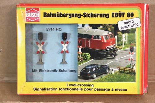 BUSCH 5914 HO CALIBRE ADVERTENCIA LUZ INTERMITENTE para CRUCE FERROVIARIO om | Zustand: New