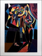 Neal Doty "Mardi Gras" Hand Signed Serigraph on Paper Artwork, Make Offer!