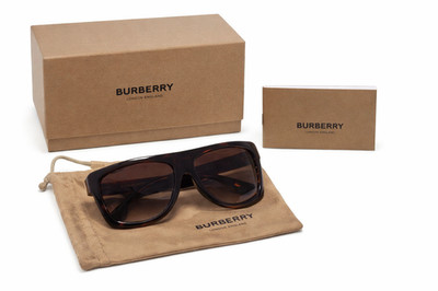 Burberry JOAN OBE4362 Sunglasses   Dark Havana / Brown Gradient   Made in Italy
