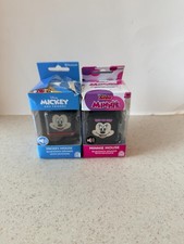 DISNEY MICKEY  MINNIE MOUSE Speakers Bitty Box Bluetooth Speaker with Keychain