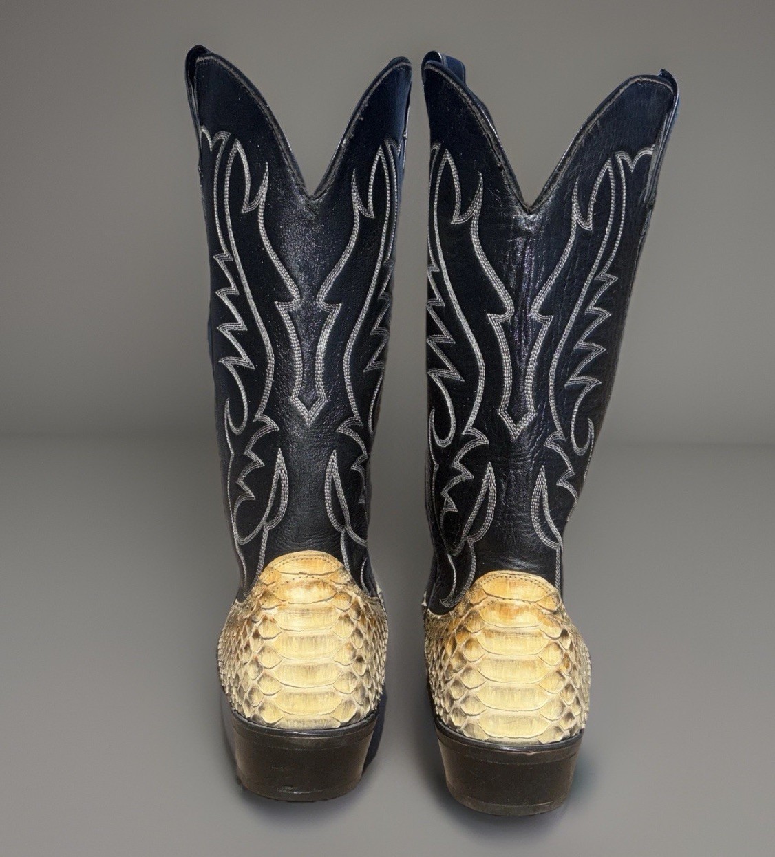 Laredo 6730 Mens 10EE Genuine Python Snakeskin Bo… - image 5