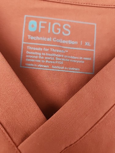 Figs Technical Collection Leon Scrub Top Size XL, Rusty Color - Picture 4 of 6