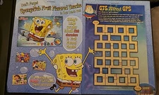 Spongebob Squarepants Atlantis Fruit Snacks Print Ad 2007 16x11 Great To Frame 