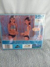 Mädchen-Bikini Gr. 98 Blau Weiß Gestreift N...