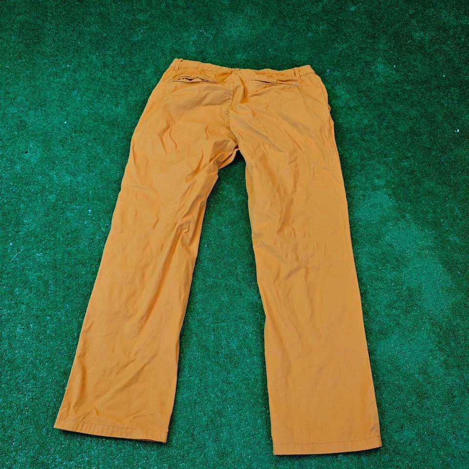 Pantalon classique décontracté Scotch & Soda homme 32 x 34 jaune droit zippé ... - Photo 2/4