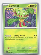 Pokemon TCG Carnivine 004/086 ME04: Chaos Rising NM