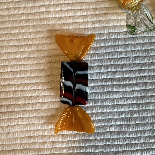 Vtg Murano Style Hand Blown Art Glass Wrapped Candy Pieces -3” Lot Of 5 18 - Picture 4 of 8