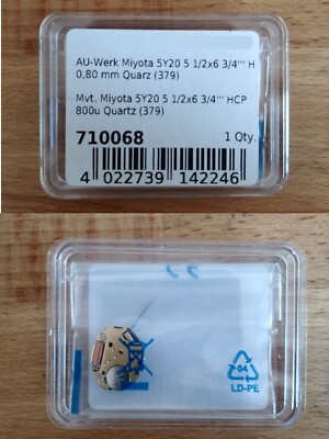 Miyota 5Y20 - ohne Sekunde - Vorbau, Batterie - NEU
