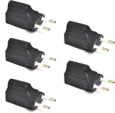 Ceptics Most of Europe CEE 7/16 Travel Adapter NEMA 5-15R - ETL Certified
