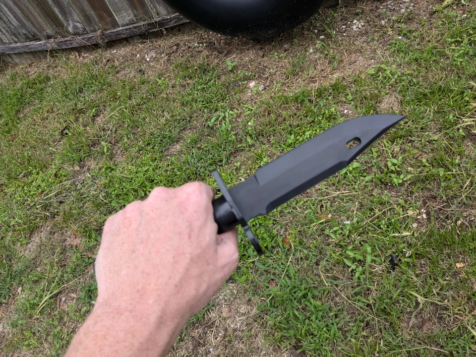 Rubber Training K-bar knife dagger Plastic Handle - Image 4 of 4