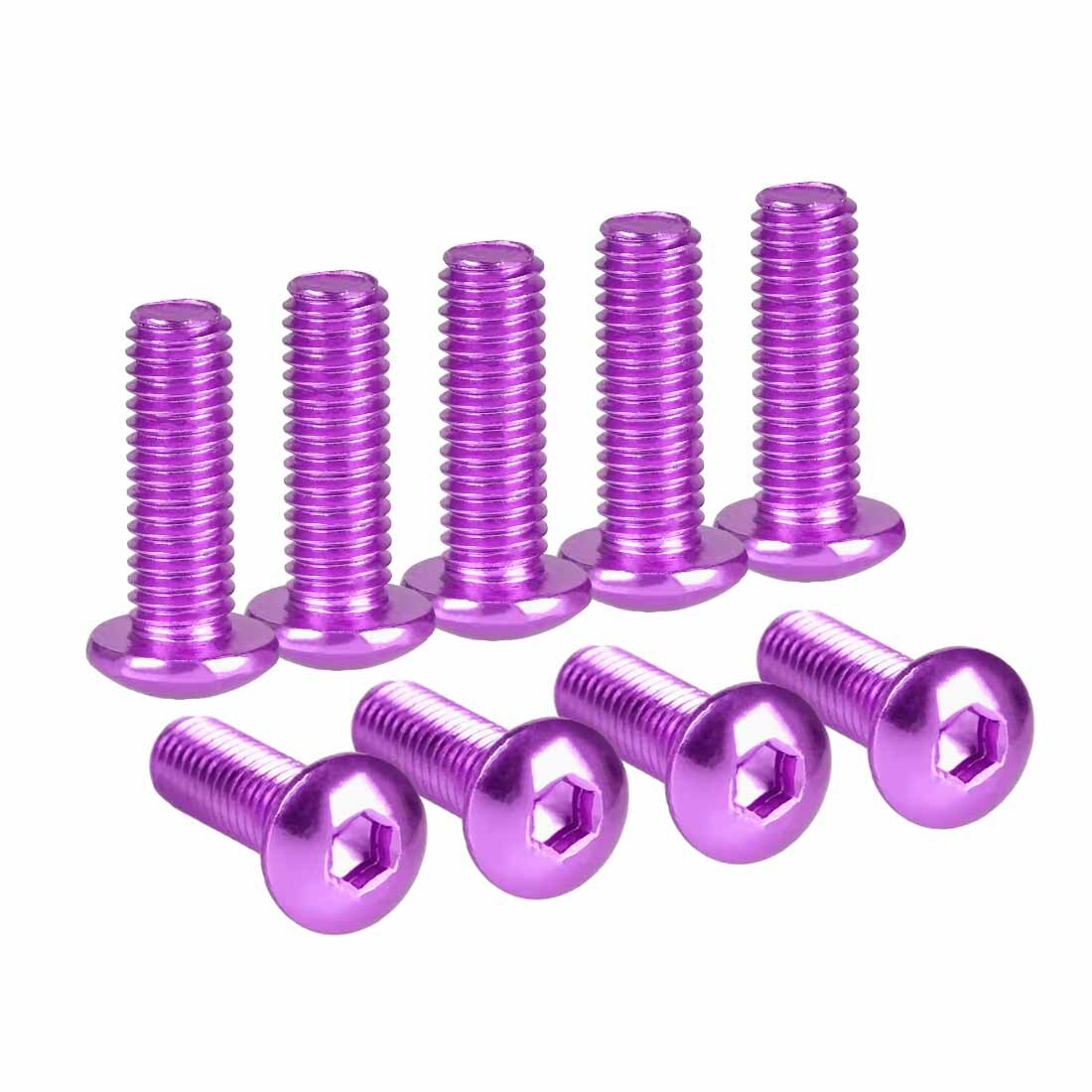M3-M6 Vis à Tête Ronde En Alliage D'aluminium Et Boulons à Douille Hexagonale (b - Foto 9
