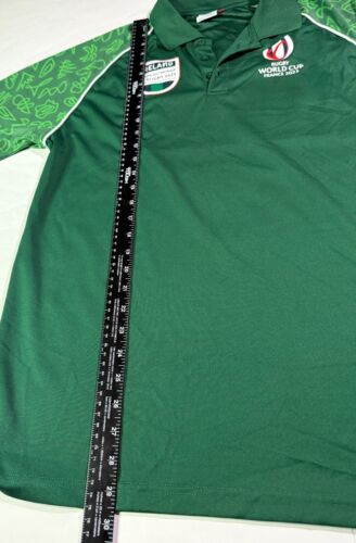 World Cup 2023 France Polo Shirt Men's XL Green Ireland National Rugby Union - Picture 4 of 6