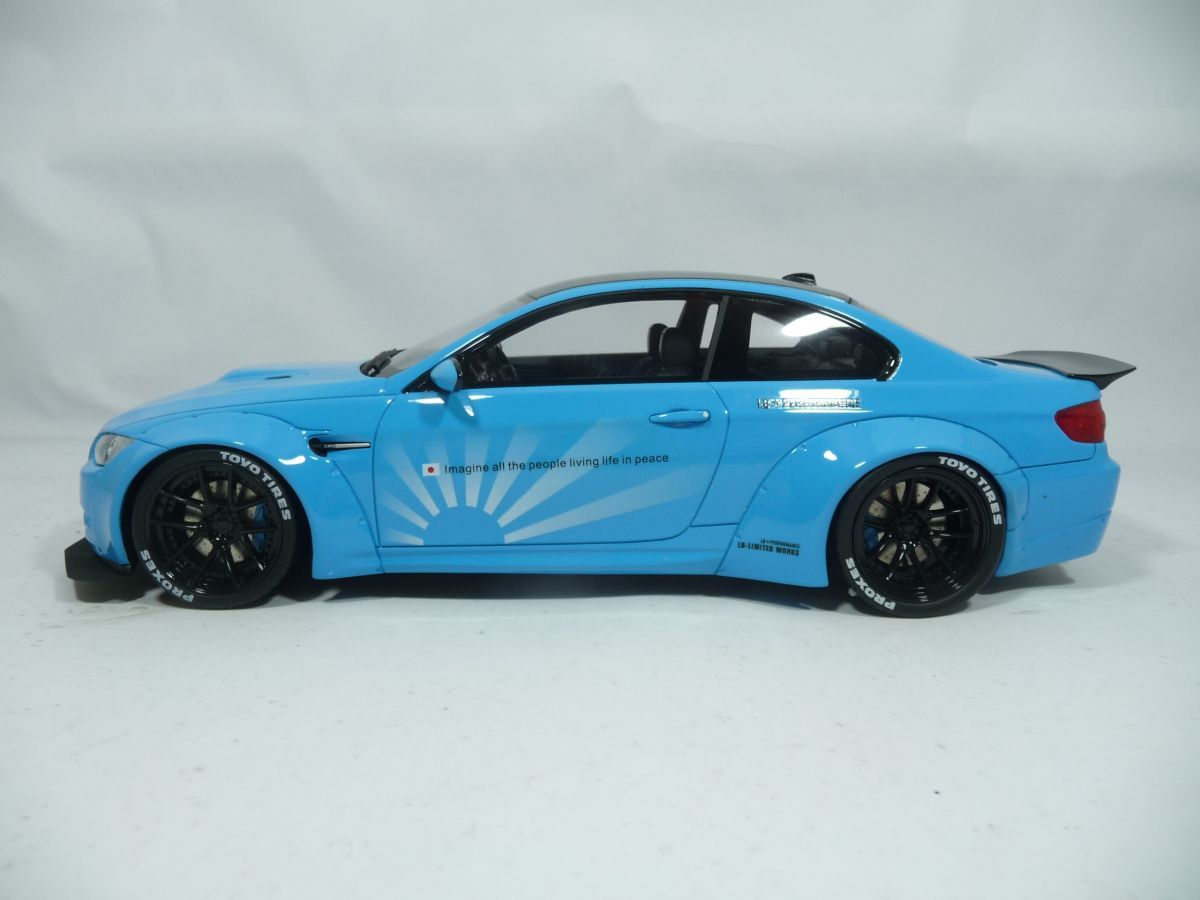 BMW M3 E92 LB LIBERTY WALK PERFORMANCE 1:18 GT-SPIRIT KJ009 BMW M3 E92 LB LIBERTY WALK PERFORMANCE 1:18 GT-SPIRIT KJ009