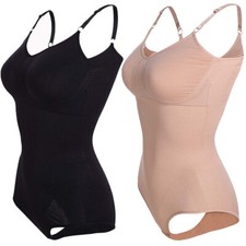 Womens Full Body Shaper Firm Tummy Control Shapewear Slimming Bodysuits