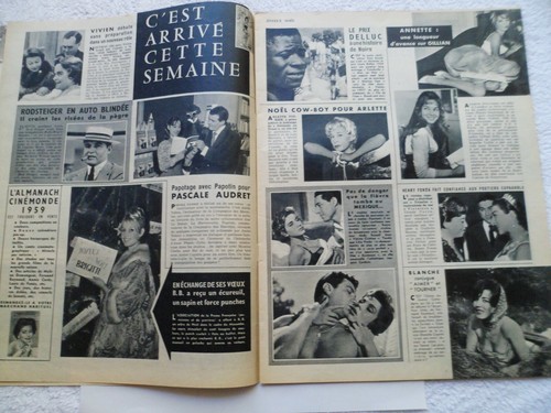 CINEMONDE N°1272 25/12/1958 ADDAMS TILLER BARDOT FERNANDEL SCHNEIDER WAGNER - Picture 4 of 11