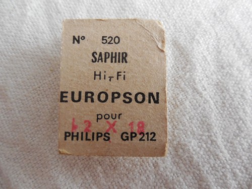 Saphir De Remplacement Pour Platine Disque Philips GP215 - Style Vintage - 9