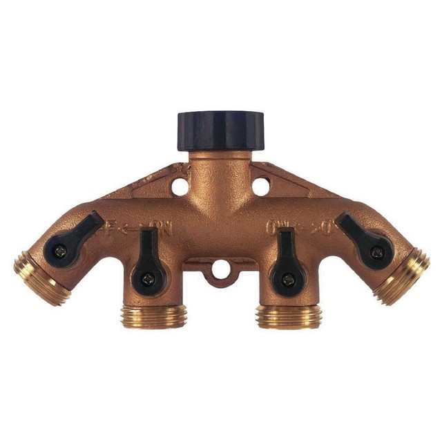 4 Way Metal Y Connector High Quality Garden Hose Faucet Repair