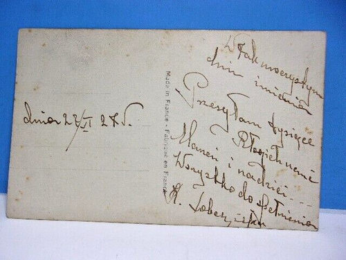 Antique RPPC Man & Woman on Wood Bridge Romantic Love Photo France Bleuez 698 PC - Picture 4 of 4